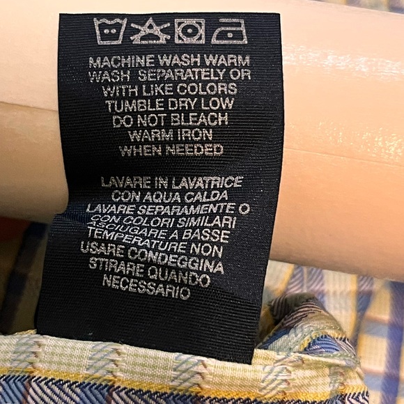 Robert Graham - Men’s XL - White & Blue - Classic Button-up Shirt - 100% Cotton - Picture 5 of 15